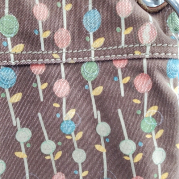 Fossil floral print canvas crossbody bag - Picture 15 of 16